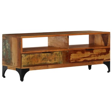 vidaXL Έπιπλο Τηλεόρασης 118x35x45cm από Μασίφ Ανακυκλωμένο Ξύλο
