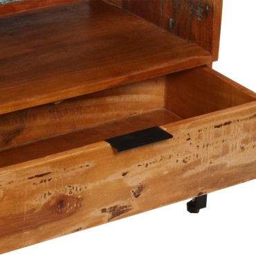 vidaXL Έπιπλο Τηλεόρασης 118x35x45cm από Μασίφ Ανακυκλωμένο Ξύλο
