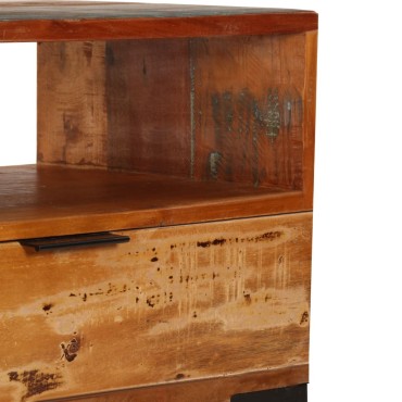 vidaXL Έπιπλο Τηλεόρασης 118x35x45cm από Μασίφ Ανακυκλωμένο Ξύλο