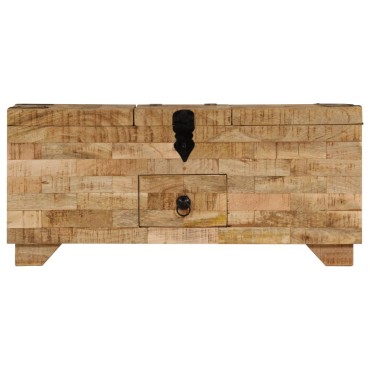 vidaXL Τραπεζάκι Σαλονιού 80x40x35cm από Μασίφ Ξύλο Μάνγκο 1 τεμ.