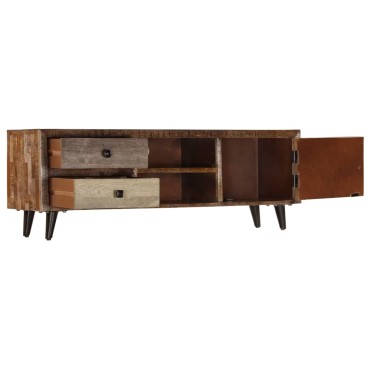 vidaXL Έπιπλο Τηλεόρασης 118x30x40cm από Μασίφ Ξύλο Μάνγκο