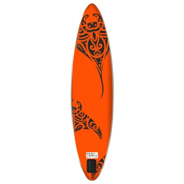 vidaXL Σανίδα SUP Φουσκωτή Σετ Πορτοκαλί 305 x 76 x 15 εκ.