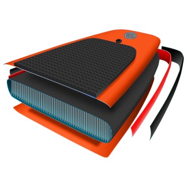 vidaXL Σανίδα SUP Φουσκωτή Σετ Πορτοκαλί 305 x 76 x 15 εκ.