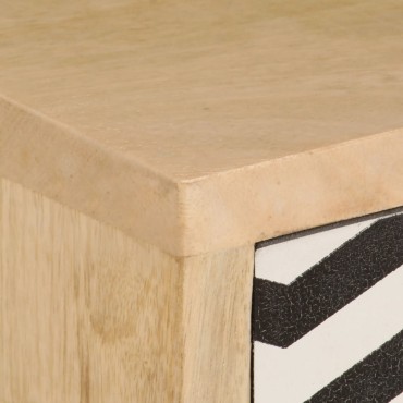 vidaXL Έπιπλο Τηλεόρασης 120x30x40cm από Μασίφ Ξύλο Μάνγκο