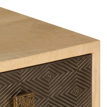 vidaXL Έπιπλο Τηλεόρασης 120x30x40cm από Μασίφ Ξύλο Μάνγκο