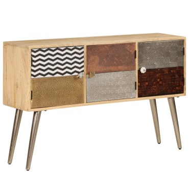 vidaXL Μπουφές 120x30x75cm από Μασίφ Ξύλο Μάνγκο 1 τεμ.