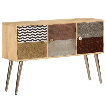 vidaXL Μπουφές 120x30x75cm από Μασίφ Ξύλο Μάνγκο 1 τεμ.