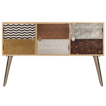 vidaXL Μπουφές 120x30x75cm από Μασίφ Ξύλο Μάνγκο 1 τεμ.