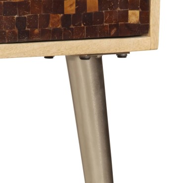 vidaXL Μπουφές 120x30x75cm από Μασίφ Ξύλο Μάνγκο 1 τεμ.