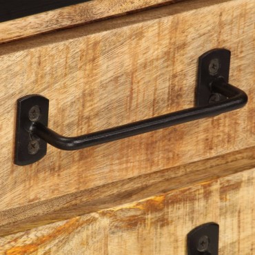 vidaXL Έπιπλο Τηλεόρασης με Συρτάρια 120x30x40cm Μασίφ Ξύλο Μάνγκο