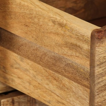 vidaXL Έπιπλο Τηλεόρασης με Συρτάρια 120x30x40cm Μασίφ Ξύλο Μάνγκο