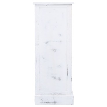 vidaXL Συρταριέρα Λευκή 60x30x75cm από Ξύλο 1 τεμ.
