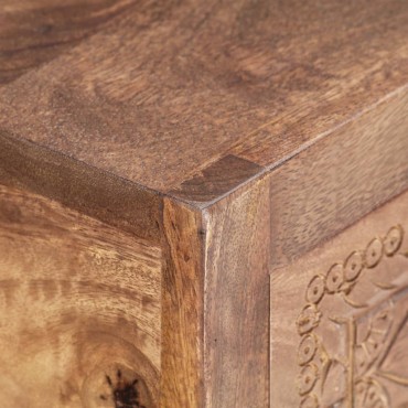 vidaXL Τραπέζι Κονσόλα 90x30x75cm από Μασίφ Ξύλο Μάνγκο 1 τεμ.