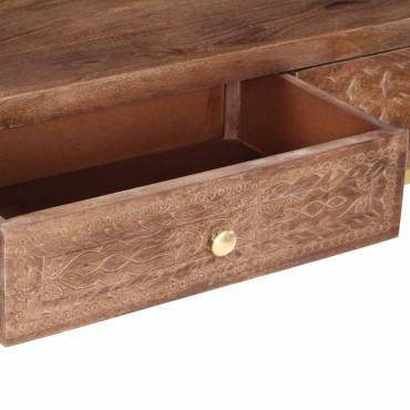 vidaXL Τραπέζι Κονσόλα 90x30x75cm από Μασίφ Ξύλο Μάνγκο 1 τεμ.