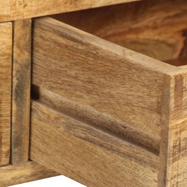 vidaXL Έπιπλο Τηλεόρασης 120x35x45cm από Μασίφ Ξύλο Μάνγκο