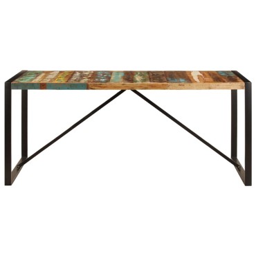 vidaXL Τραπεζαρία 180x90x75cm από Μασίφ Ανακυκλωμένο Ξύλο 1 τεμ.