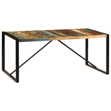 vidaXL Τραπεζαρία 180x90x75cm από Μασίφ Ανακυκλωμένο Ξύλο 1 τεμ.
