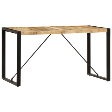 vidaXL Τραπεζαρία 140x70x75cm από Μασίφ Ξύλο Μάνγκο 1 τεμ.