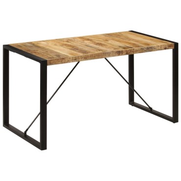 vidaXL Τραπεζαρία 140x70x75cm από Μασίφ Ξύλο Μάνγκο 1 τεμ.