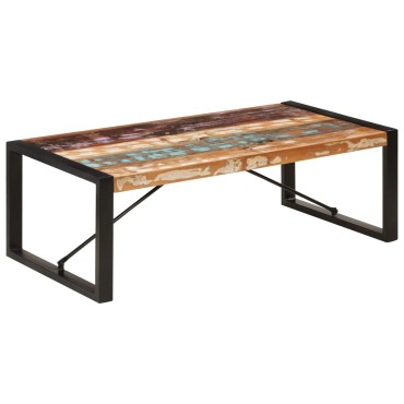 vidaXL Τραπεζάκι Σαλονιού 120x60x40cm Μασίφ Ανακυκλωμένο Ξύλο 1 τεμ.
