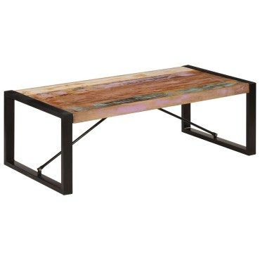 vidaXL Τραπεζάκι Σαλονιού 120x60x40cm Μασίφ Ανακυκλωμένο Ξύλο 1 τεμ.