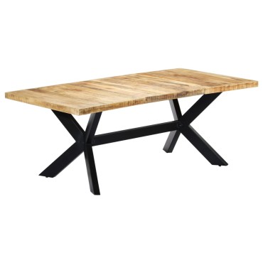 vidaXL Τραπεζαρία 200x100x75cm από Μασίφ Ξύλο Μάνγκο 1 τεμ.