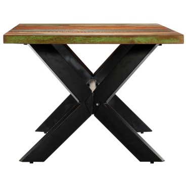 vidaXL Τραπεζαρία 200x100x75cm από Μασίφ Ανακυκλωμένο Ξύλο 1 τεμ.