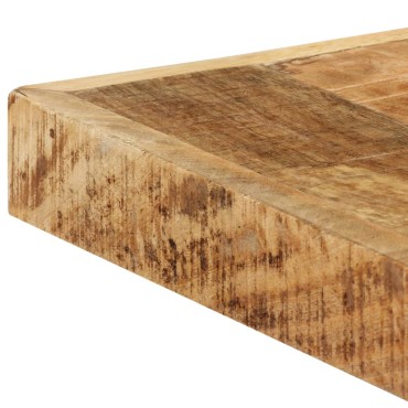 vidaXL Τραπεζαρία 160x80x75cm από Μασίφ Ακατέργαστο Ξύλο Μάνγκο 1 τεμ.