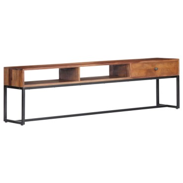 vidaXL Έπιπλο Τηλεόρασης 160x30x45cm από Μασίφ Ξύλο Ακακίας