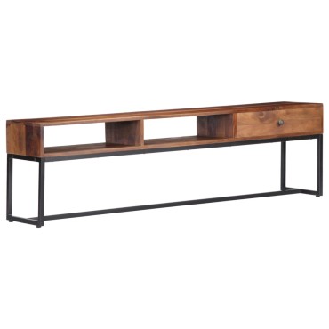 vidaXL Έπιπλο Τηλεόρασης 160x30x45cm από Μασίφ Ξύλο Ακακίας