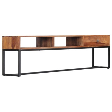 vidaXL Έπιπλο Τηλεόρασης 160x30x45cm από Μασίφ Ξύλο Ακακίας