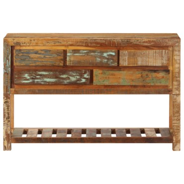 vidaXL Κονσόλα 120x30x75cm από Μασίφ Ανακυκλωμένο Ξύλο 1 τεμ.