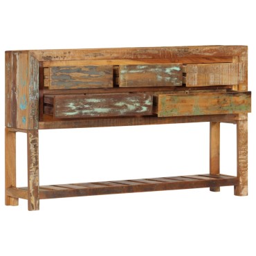 vidaXL Κονσόλα 120x30x75cm από Μασίφ Ανακυκλωμένο Ξύλο 1 τεμ.