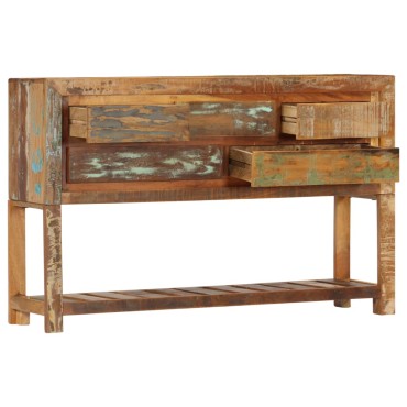 vidaXL Κονσόλα 120x30x75cm από Μασίφ Ανακυκλωμένο Ξύλο 1 τεμ.