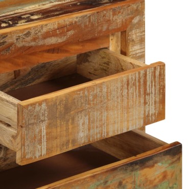 vidaXL Κονσόλα 120x30x75cm από Μασίφ Ανακυκλωμένο Ξύλο 1 τεμ.