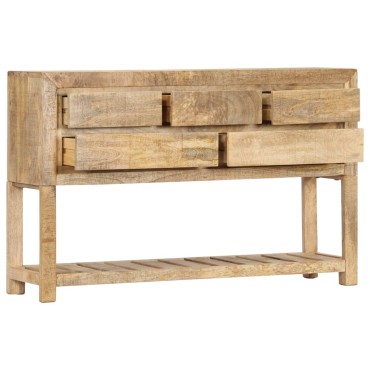 vidaXL Κονσόλα 120x30x75cm από Μασίφ Ξύλο Μάνγκο 1 τεμ.