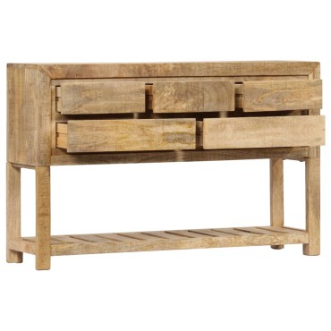 vidaXL Κονσόλα 120x30x75cm από Μασίφ Ξύλο Μάνγκο 1 τεμ.