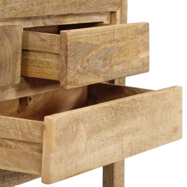 vidaXL Κονσόλα 120x30x75cm από Μασίφ Ξύλο Μάνγκο 1 τεμ.