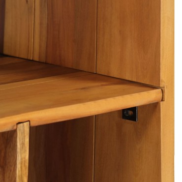 vidaXL Βιβλιοθήκη 60x35x180cm από Μασίφ Ανακυκλωμένο Ξύλο 1 τεμ.