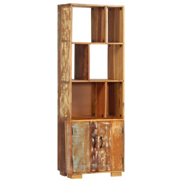 vidaXL Βιβλιοθήκη 60x35x180cm από Μασίφ Ανακυκλωμένο Ξύλο 1 τεμ.