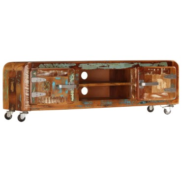 vidaXL Έπιπλο Τηλεόρασης 120x30x36cm από Μασίφ Ανακυκλωμένο Ξύλο