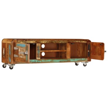 vidaXL Έπιπλο Τηλεόρασης 120x30x36cm από Μασίφ Ανακυκλωμένο Ξύλο