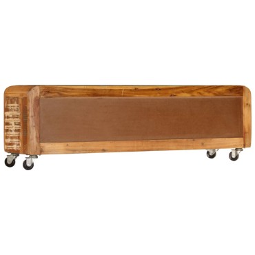vidaXL Έπιπλο Τηλεόρασης 120x30x37cm από Μασίφ Ανακυκλωμένο Ξύλο
