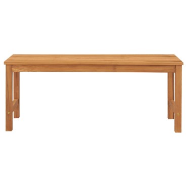 vidaXL Παγκάκι Κήπου από Μασίφ Ξύλο Teak 114x40x45cm 1 τεμ.
