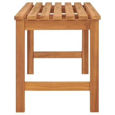 vidaXL Παγκάκι Κήπου από Μασίφ Ξύλο Teak 114x40x45cm 1 τεμ.