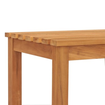 vidaXL Παγκάκι Κήπου από Μασίφ Ξύλο Teak 114x40x45cm 1 τεμ.