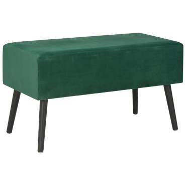 vidaXL Τραπεζάκι Σαλονιού Πράσινο 80x40x46cm Βελούδινο 1 τεμ.