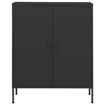 vidaXL Ντουλάπι Αποθήκευσης Ανθρακί 80x35x101,5cm Ατσάλινο 1 τεμ.
