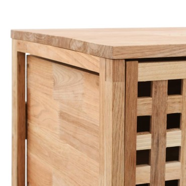 vidaXL Ντουλάπι Μπάνιου 41x41x91cm από Μασίφ Ξύλο Καρυδιάς 1 τεμ.
