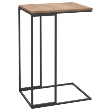 vidaXL Τραπέζι Βοηθητικό Μαύρο 40x30x59cm από Επεξεργασμένο Ξύλο 1 τεμ.